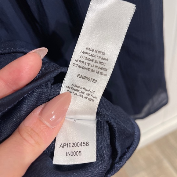 Adrianna Papell Beaded Chiffon Formal Gown - Picture 9 of 11